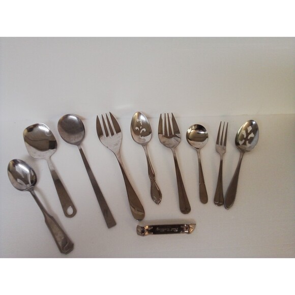 Fork Large Utensil Variety Set Of 10 - Picture 9 of 11